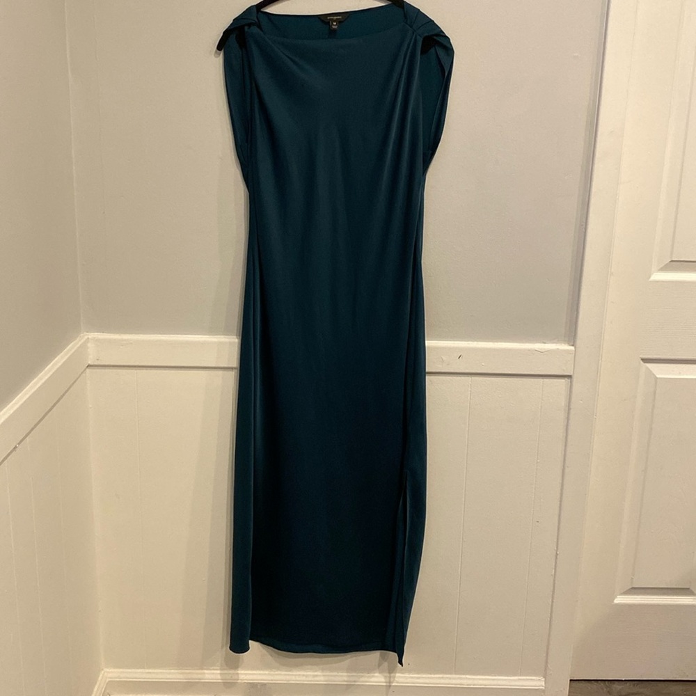 Banana Republic dress color teal long